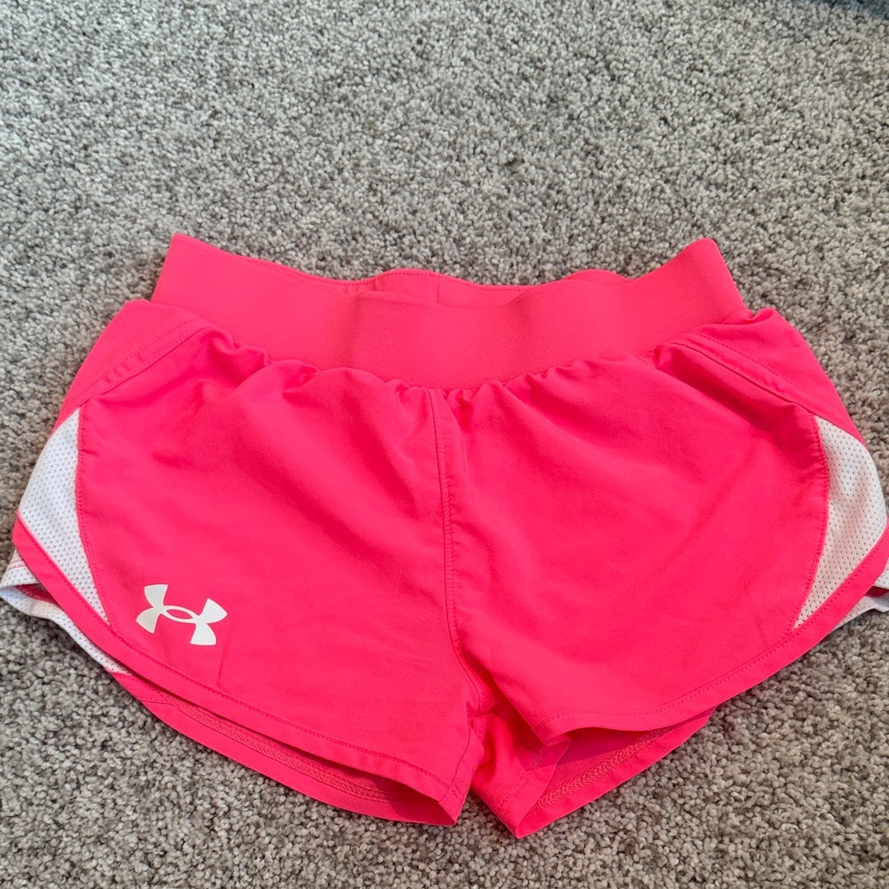 Under Armour Kids Bright Pink Shorts
